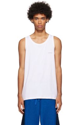 Versace Underwear Two-Pack White Boat Neck Tank Tops