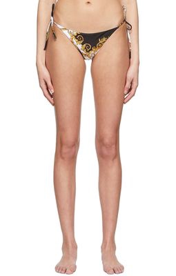 Versace Underwear White 'La Coupe Des Dieux' Bikini Bottoms