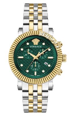 Versace V-Chronograph Classic Bracelet Watch