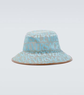 Versace Versace Allover canvas bucket hat