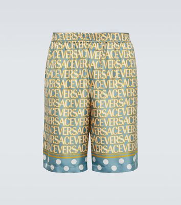 Versace Versace Allover silk shorts