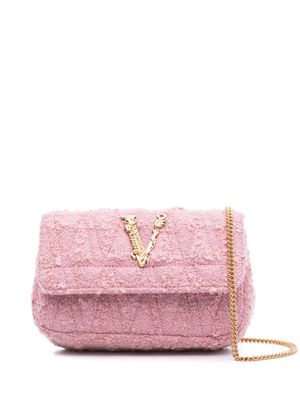 Versace Virtus matelassé crossbody bag - Pink