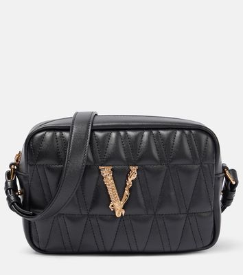 Versace Virtus quilted leather crossbody bag