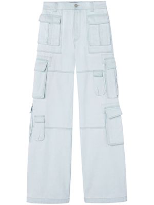 Versace wide-leg cargo jeans - Blue