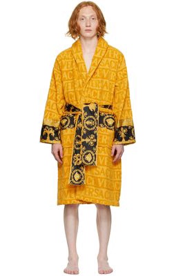 Versace Yellow 'I Heart Baroque' Robe