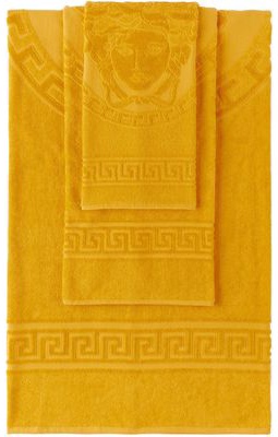 Versace Yellow Medusa Towel Set