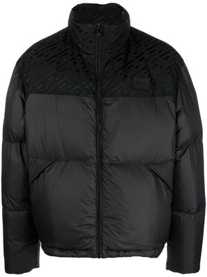 Versace zip-fastening padded jacket - Black