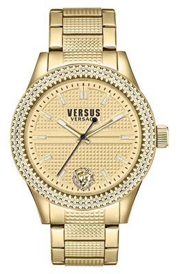 VERSUS Versace Bayside Bracelet Watch, 38mm in Ip Yellow Gold 