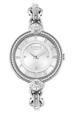 VERSUS Versace Les Docks Crystal Bracelet Watch