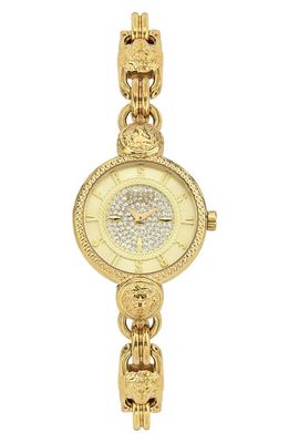 VERSUS Versace Les Docks Crystal Dial Bracelet Watch