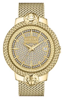 VERSUS Versace Mouffetard Mesh Band Watch