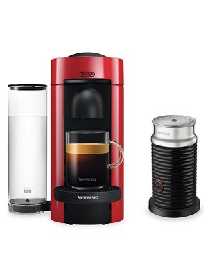 Vertuo Coffee & Espresso Single-Serve Machine & Aeroccino Milk Frother - Cherry Red - Cherry Red