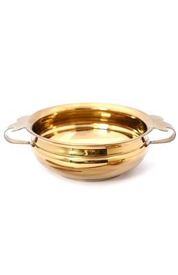 Verve Culture Handi Serving Bowl - Brass Colored in None 