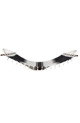 Verve Culture Mexican Hammock in Black And White 