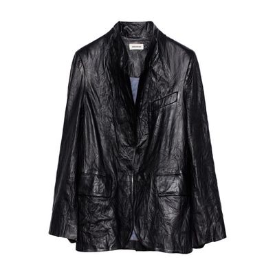 Verys Blazer Crinkled Leather