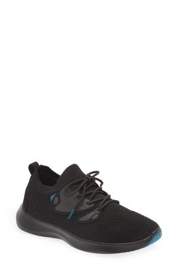 VESSI Everyday Move Waterproof Sneaker in Onyx Black On Black