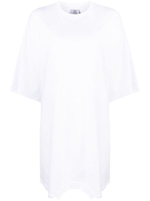 VETEMENTS asymmetric-hem short-sleeve T-shirt - White