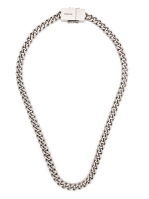 VETEMENTS chain-link necklace - Silver