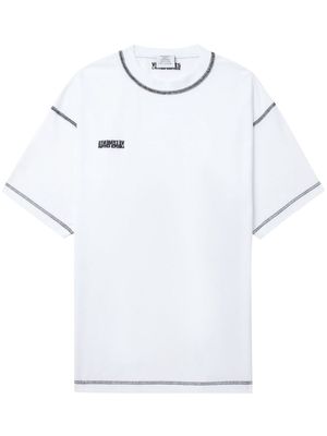 VETEMENTS contrast-stitching cotton T-shirt - White