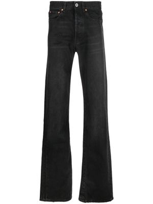 VETEMENTS dark-wash bootcut jeans - Black