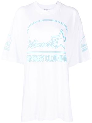 VETEMENTS Energy graphic-print T-shirt - White