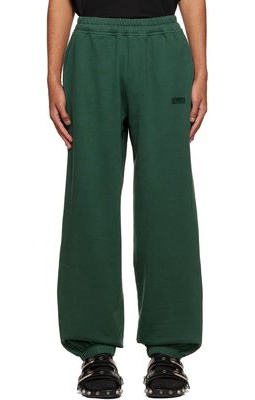 VETEMENTS Green Cotton Lounge Pants
