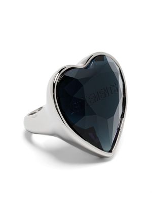 VETEMENTS heart-gem ring - Silver