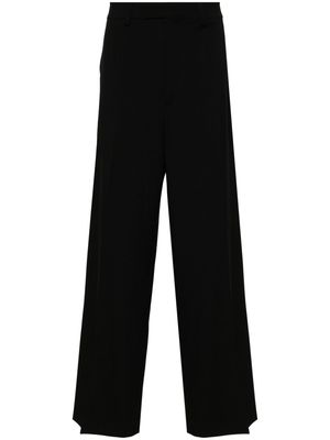 VETEMENTS high-waist wide-leg trousers - Black