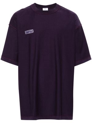 VETEMENTS Inside-Out cotton T-shirt - Purple