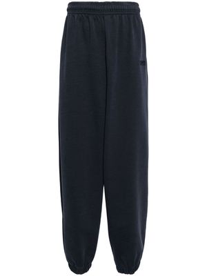 VETEMENTS logo-embroidered track pants - Blue