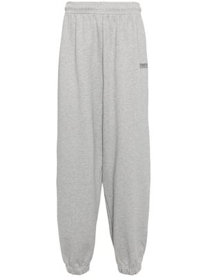 VETEMENTS logo-embroidered track pants - Grey