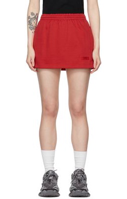 VETEMENTS Red Push-Up Miniskirt
