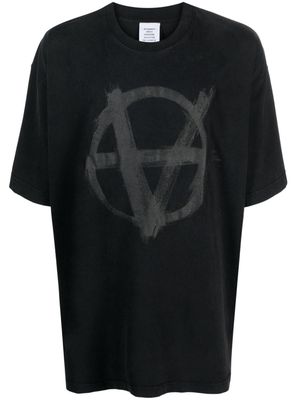 VETEMENTS Reverse Anarchy cotton T-shirt - Black