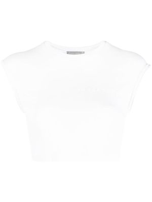 VETEMENTS solid cropped top - White