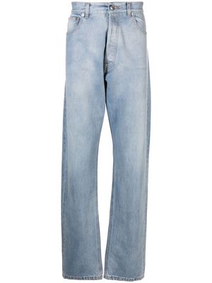 VETEMENTS wide-leg denim trousers - Blue