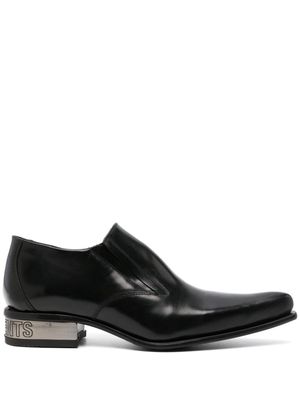 VETEMENTS x New Rock 40mm leather loafers - Black