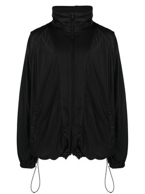 VETEMENTS zip-up track jacket - Black