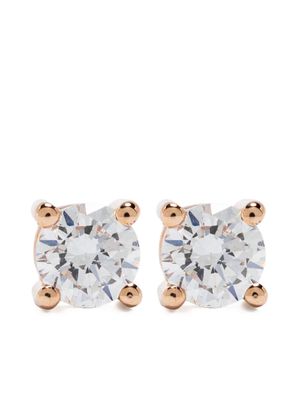 VEYNOU 14kt rose gold diamond stud earrings - Pink