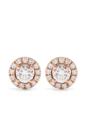 VEYNOU 14kt rose gold diamond stud earrings