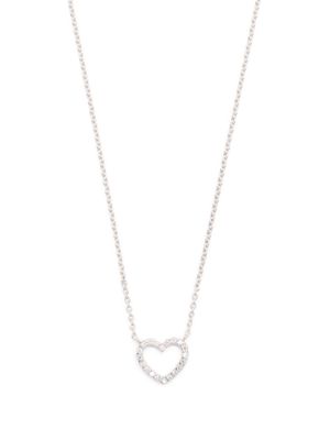 VEYNOU 14kt white gold diamond heart necklace - Silver