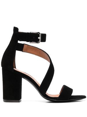 Via Roma 15 high-heel sandals - Black