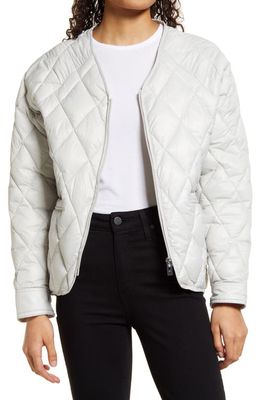 Via Spiga Water Resistant Quilted Jacket in Chalk