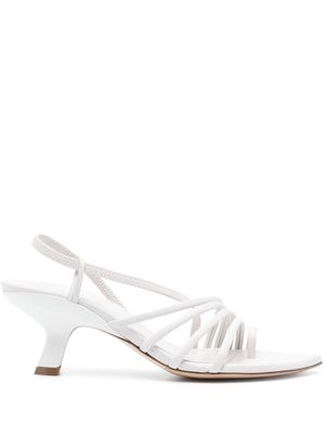 Vic Matie 65mm leather sandals - White