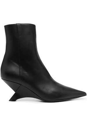 Vic Matie 70mm leather ankle boots - Black