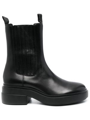 Vic Matie chunky 55mm leather boots - Black