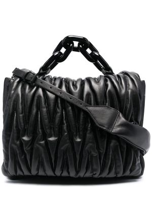 Vic Matie Jacqueline padded tote bag - Black