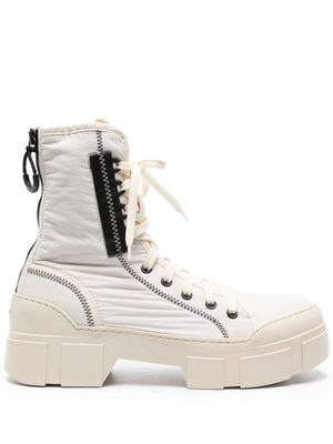 Vic Matie lace-up platform ankle boots - Neutrals