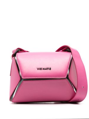 Vic Matie panelled crossbody bag - Pink