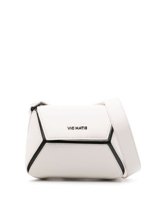 Vic Matie panelled crossbody bag - White