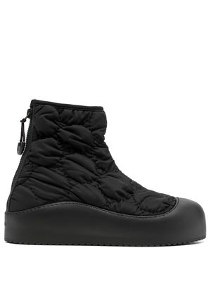 Vic Matie quilted ankle boots - Black
